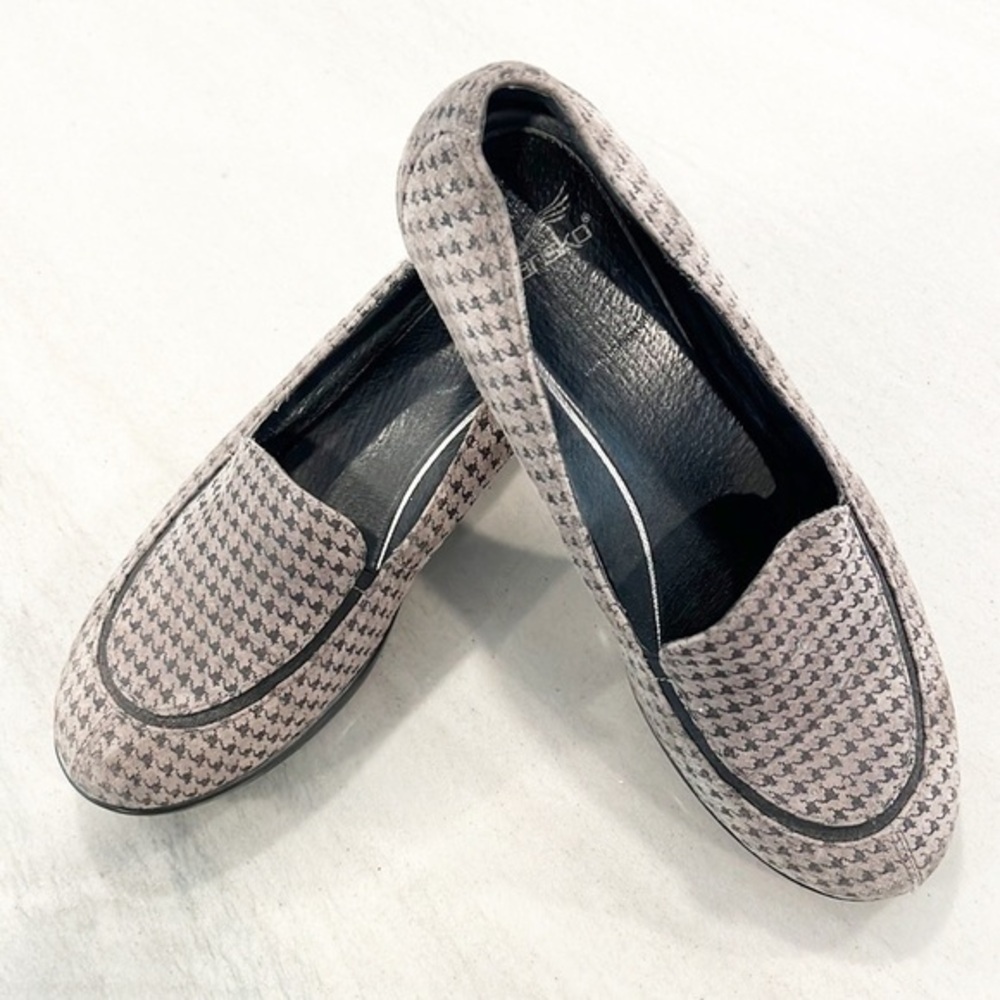 Elegant Dansko Houndstooth Loafers